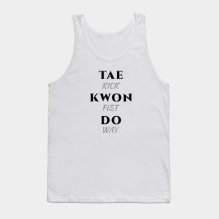 Taekwondo Minimalist Tank Top